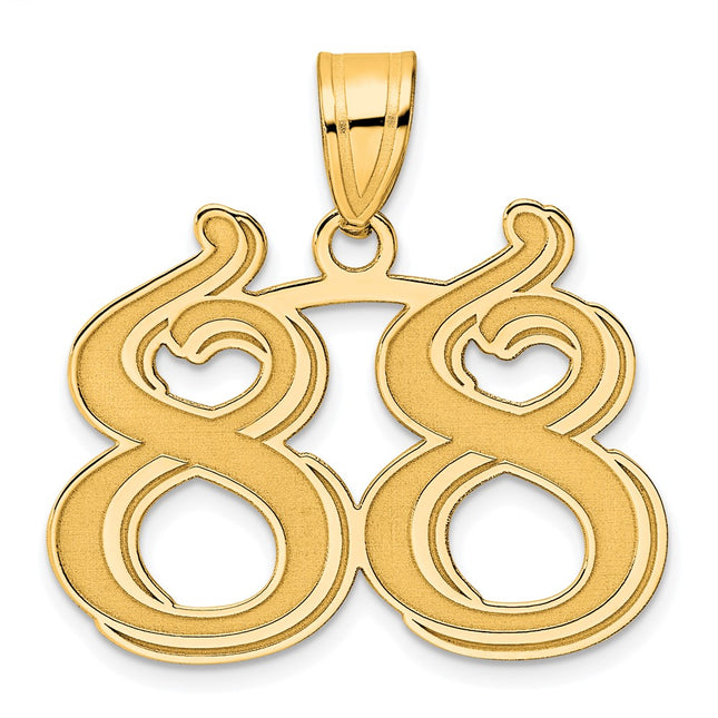 14k Yellow Gold Pendants Style AEN88 - Classique Jewelry Inc.