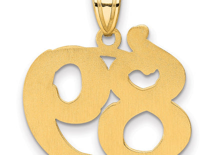 14k Yellow Gold Pendants Style AEN89 - Classique Jewelry Inc.