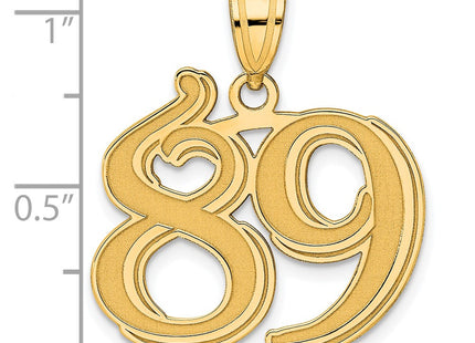 14k Yellow Gold Pendants Style AEN89 - Classique Jewelry Inc.