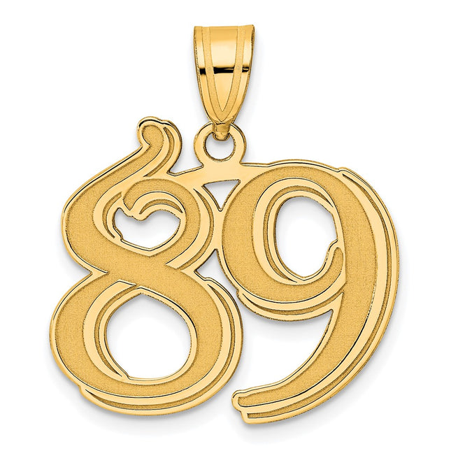 14k Yellow Gold Pendants Style AEN89 - Classique Jewelry Inc.