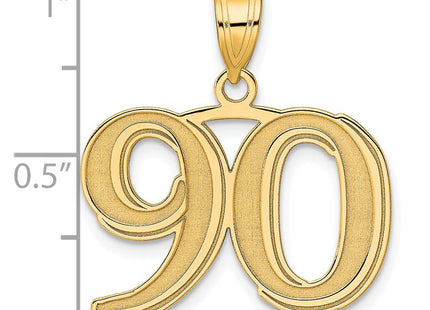 14k Yellow Gold Pendants Style AEN90 - Classique Jewelry Inc.