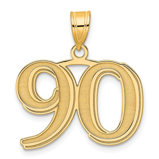 14k Yellow Gold Pendants Style AEN90 - Classique Jewelry Inc.