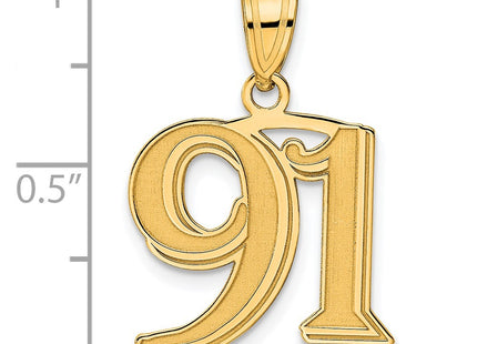 14k Yellow Gold Pendants Style AEN91 - Classique Jewelry Inc.