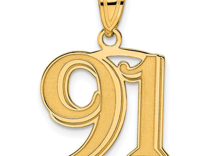 14k Yellow Gold Pendants Style AEN91 - Classique Jewelry Inc.