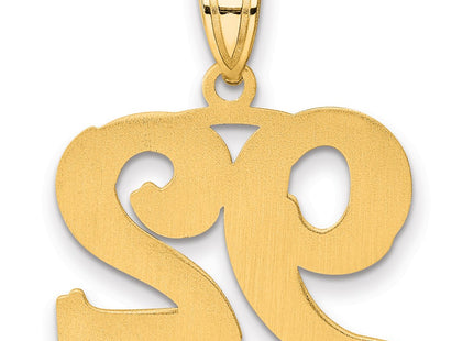 14k Yellow Gold Pendants Style AEN92 - Classique Jewelry Inc.