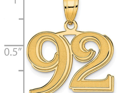 14k Yellow Gold Pendants Style AEN92 - Classique Jewelry Inc.