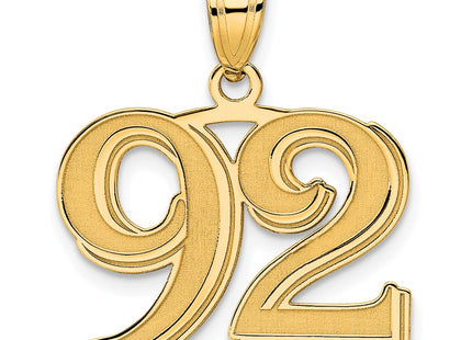 14k Yellow Gold Pendants Style AEN92 - Classique Jewelry Inc.