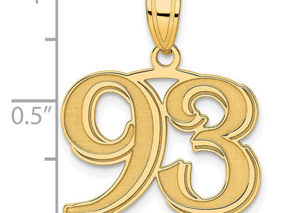 14k Yellow Gold Pendants Style AEN93 - Classique Jewelry Inc.