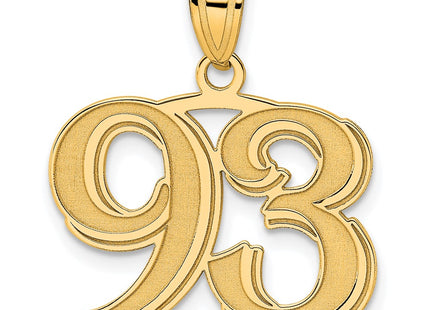 14k Yellow Gold Pendants Style AEN93 - Classique Jewelry Inc.