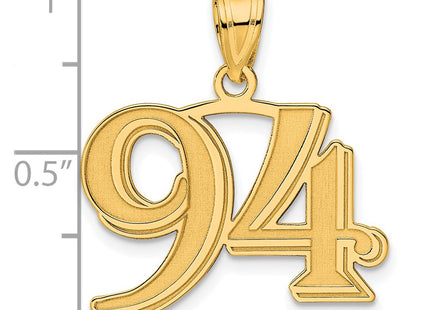 14k Yellow Gold Pendants Style AEN94 - Classique Jewelry Inc.