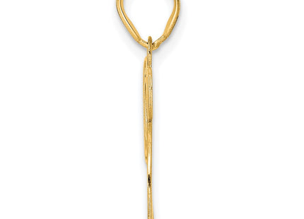 14k Yellow Gold Pendants Style AEN95 - Classique Jewelry Inc.