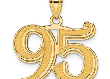 14k Yellow Gold Pendants Style AEN95 - Classique Jewelry Inc.