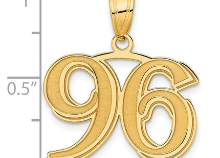14k Yellow Gold Pendants Style AEN96 - Classique Jewelry Inc.