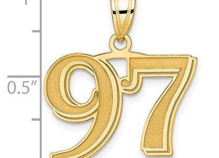 14k Yellow Gold Pendants Style AEN97 - Classique Jewelry Inc.