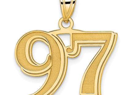 14k Yellow Gold Pendants Style AEN97 - Classique Jewelry Inc.