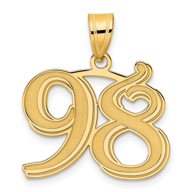 14k Yellow Gold Pendants Style AEN98 - Classique Jewelry Inc.