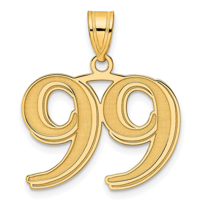 14k Yellow Gold Pendants Style AEN99 - Classique Jewelry Inc.