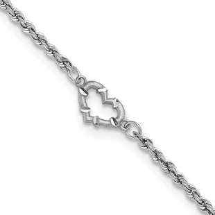 14k White Gold Chains Style ANK153 - Classique Jewelry Inc.