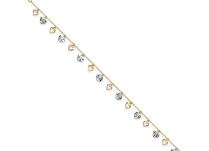 14k Tri-Color Jewelry Style ANK172 - Classique Jewelry Inc.