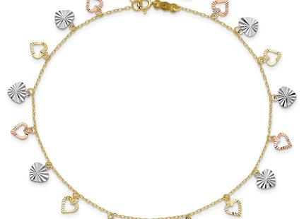 14k Tri-Color Jewelry Style ANK172 - Classique Jewelry Inc.