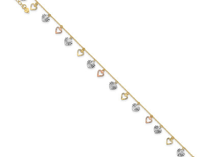 14k Tri-Color Jewelry Style ANK172 - Classique Jewelry Inc.