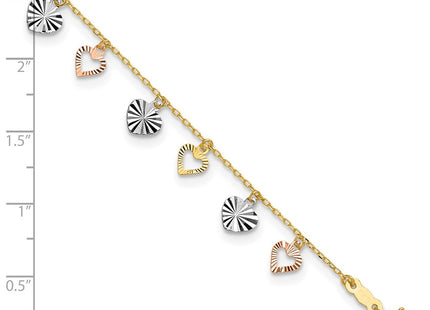 14k Tri-Color Jewelry Style ANK172 - Classique Jewelry Inc.