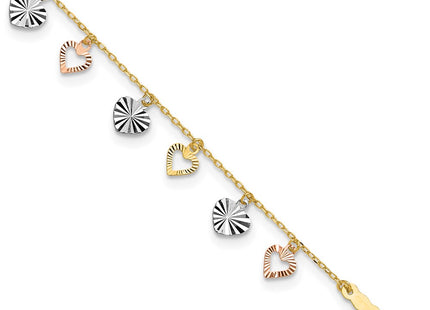 14k Tri-Color Jewelry Style ANK172 - Classique Jewelry Inc.
