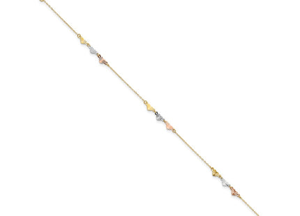 14k Tri-Color Jewelry Style ANK175 - Classique Jewelry Inc.