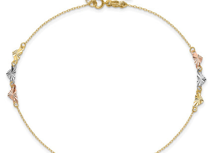 14k Tri-Color Jewelry Style ANK175 - Classique Jewelry Inc.