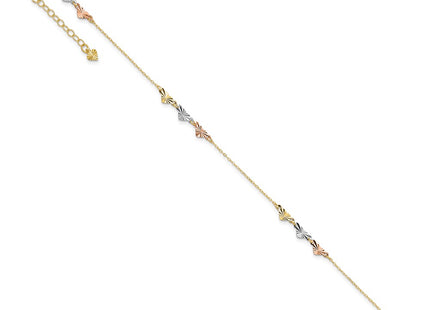 14k Tri-Color Jewelry Style ANK175 - Classique Jewelry Inc.