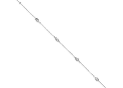 14k White Gold Chains Style ANK181 - Classique Jewelry Inc.
