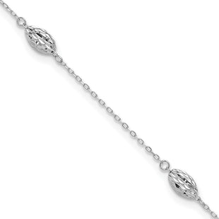 14k White Gold Chains Style ANK181 - Classique Jewelry Inc.