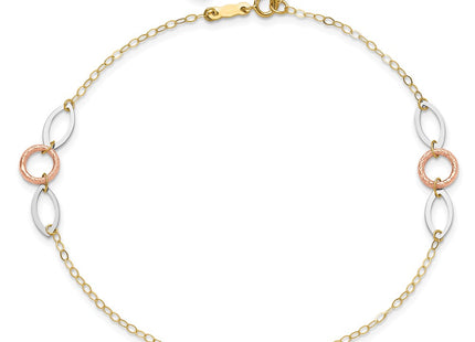 14k Tri-Color Jewelry Style ANK222 - Classique Jewelry Inc.