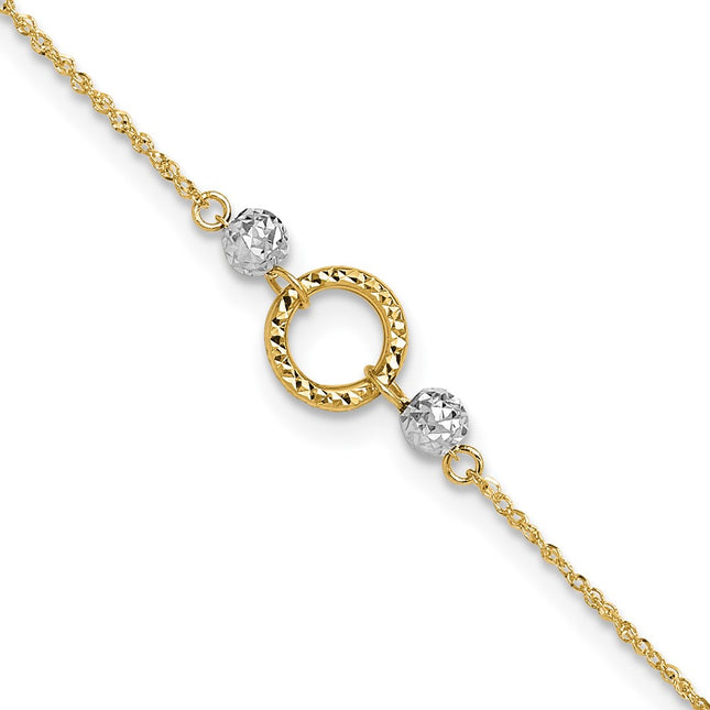 14k Two-tone Jewelry Style ANK228 - Classique Jewelry Inc.