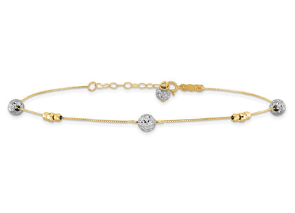 14k Two-tone Jewelry Style ANK229 - Classique Jewelry Inc.