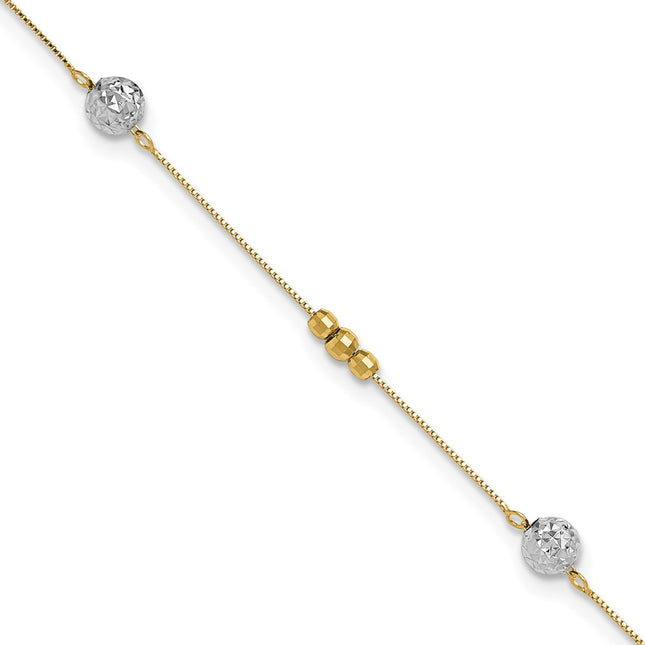 14k Two-tone Jewelry Style ANK229 - Classique Jewelry Inc.