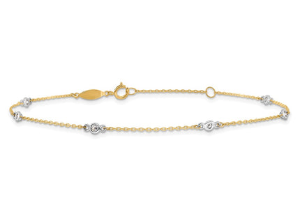 14k Two-tone Jewelry Style ANK240 - Classique Jewelry Inc.
