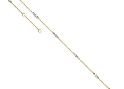 14k Two-tone Jewelry Style ANK240 - Classique Jewelry Inc.