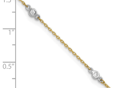 14k Two-tone Jewelry Style ANK240 - Classique Jewelry Inc.