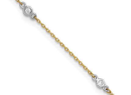 14k Two-tone Jewelry Style ANK240 - Classique Jewelry Inc.
