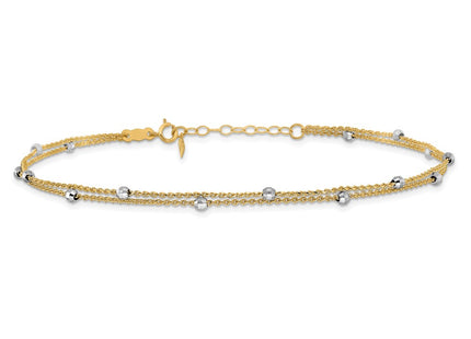 14k Two-tone Chains Style ANK241 - Classique Jewelry Inc.