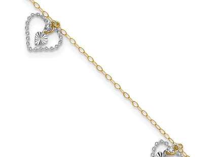 14k Two-tone Jewelry Style ANK258 - Classique Jewelry Inc.