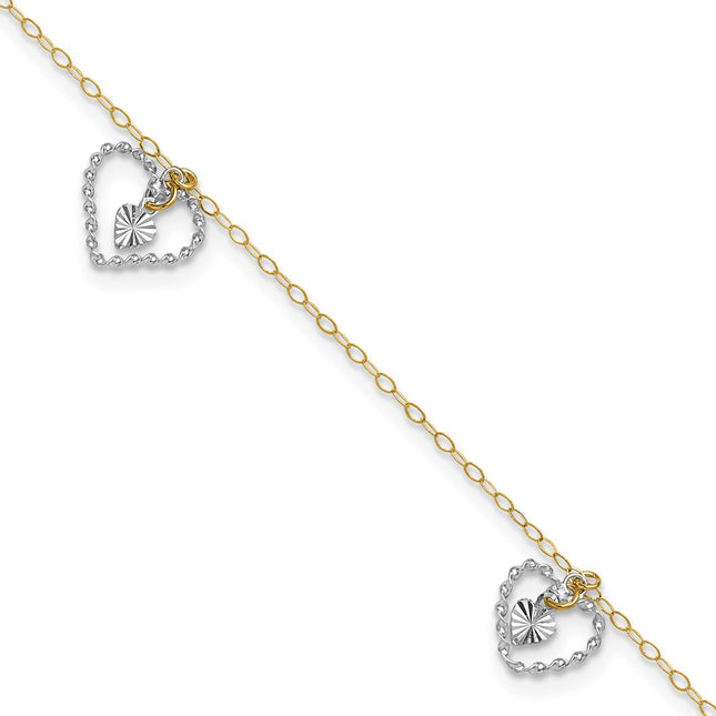 14k Two-tone Jewelry Style ANK258 - Classique Jewelry Inc.