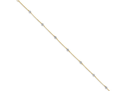 14k Two-tone Jewelry Style ANK261 - Classique Jewelry Inc.