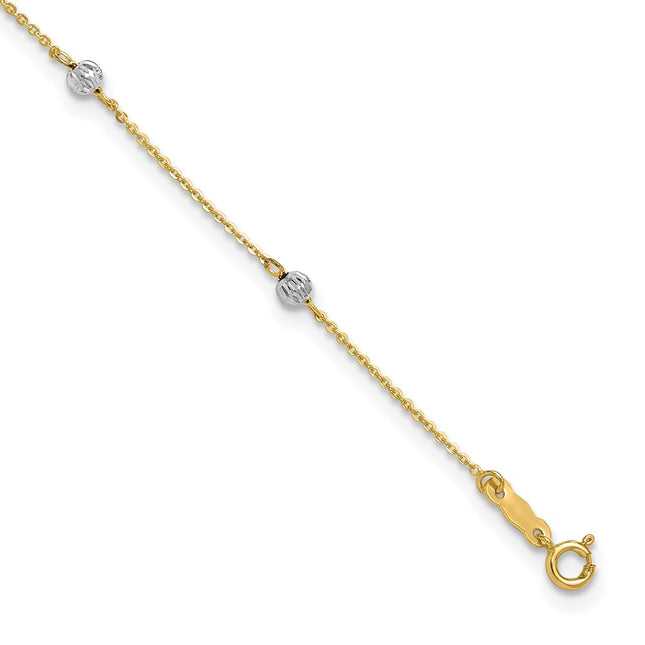 14k Two-tone Jewelry Style ANK261 - Classique Jewelry Inc.