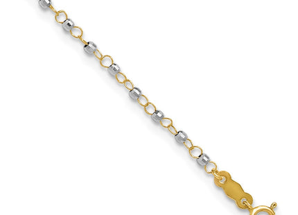 14k Two-tone Chains Style ANK263 - Classique Jewelry Inc.