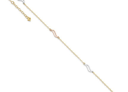 14k Tri-Color Jewelry Style ANK268 - Classique Jewelry Inc.