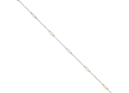 14k Tri-Color Jewelry Style ANK269 - Classique Jewelry Inc.