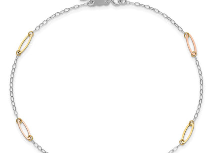 14k Tri-Color Jewelry Style ANK269 - Classique Jewelry Inc.