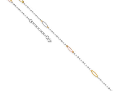 14k Tri-Color Jewelry Style ANK269 - Classique Jewelry Inc.